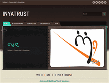 Tablet Screenshot of inyatrust.com